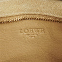 Loewe Micro Amazona In Beige Suede And Dark Brown Leather Mini Bag