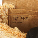 Loewe Natural Tan Calfskin Raffia Mini Gate Crossbody Bag