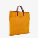 Loewe Ochre Suede Anagram Tote Bag