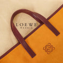 Loewe Ochre Suede Anagram Tote Bag