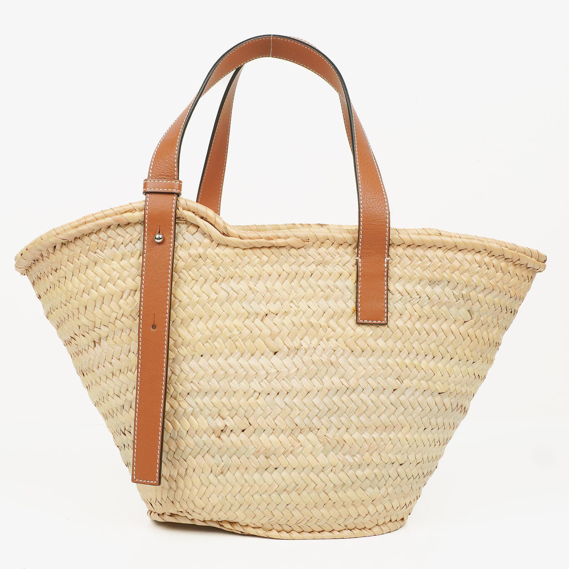 Loewe Raffia Basket Bag