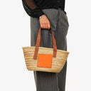 Loewe Raffia Basket Bag Small Size Tote