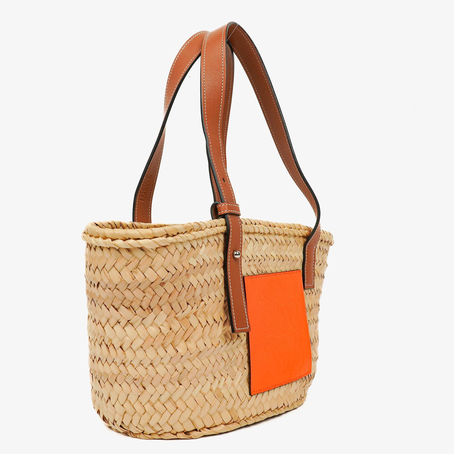 Loewe Raffia Basket Bag Small Size Tote