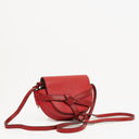 Loewe Red Grained Leather Mini Gate Crossbody Bag