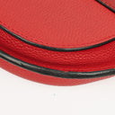 Loewe Red Grained Leather Mini Gate Crossbody Bag