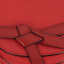Loewe Red Grained Leather Mini Gate Crossbody Bag