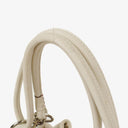 Loewe White Leather Anagram Bucket Bag