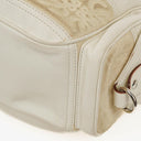 Loewe White Leather Anagram Bucket Bag