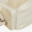 Loewe White Leather Anagram Bucket Bag