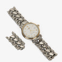 Longines Golden Wing L3.606.5 Two-Tone White Dial Stainless Steel Quartz Watch