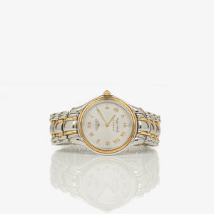 Montre quartz Longines Golden Wing L3.606.5 cadran blanc bicolore acier inoxydable
