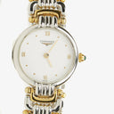 Longines Quartz White Dial Two-Tone L6.200.3 Ladies Watch