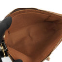 Louis Vuittom Monogram Coated Canvas Riveting Limited Edition Pochette Accessories Clutch Bag