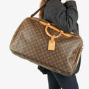 Louis Vuitton Alize 55 Monogram Coated Canvas Travel Bag