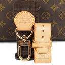 Louis Vuitton Alize Monogram Coated Canvas Travel Bag