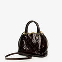 Louis Vuitton Alma BB Amarante Monogram Vernis Leather Handbag