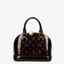 Louis Vuitton Alma BB Amarante Monogram Vernis Leather Handbag