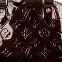 Louis Vuitton Alma BB Amarante Monogram Vernis Leather Handbag
