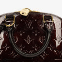 Louis Vuitton Alma BB Amarante Monogram Vernis Leather Handbag