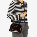 Louis Vuitton Alma BB Amarante Monogram Vernis Leather Handbag