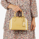 Louis Vuitton Alma BB Beige Monogram Vernis Leather Handbag