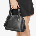Louis Vuitton Alma BB Black EPI Leather Handbag