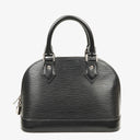 Louis Vuitton Alma BB Black EPI Leather Handbag