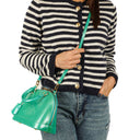 Louis Vuitton Alma BB Blue Lagon Monogram Vernis Leather Handbag