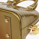 Louis Vuitton Alma BB Givre Monogram Vernis Leather Bag