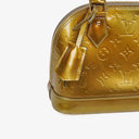 Louis Vuitton Alma BB Givre Monogram Vernis Leather Bag