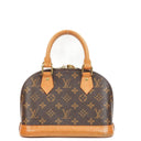 Louis Vuitton Alma BB Monogram Canvas Handbag