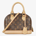 Louis Vuitton Alma BB Monogram Canvas Handbag