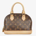 Louis Vuitton Alma BB Monogram Canvas Handbag