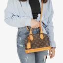 Louis Vuitton Alma BB Monogram Canvas Handbag