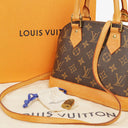 Louis Vuitton Alma BB Monogram Canvas Handbag
