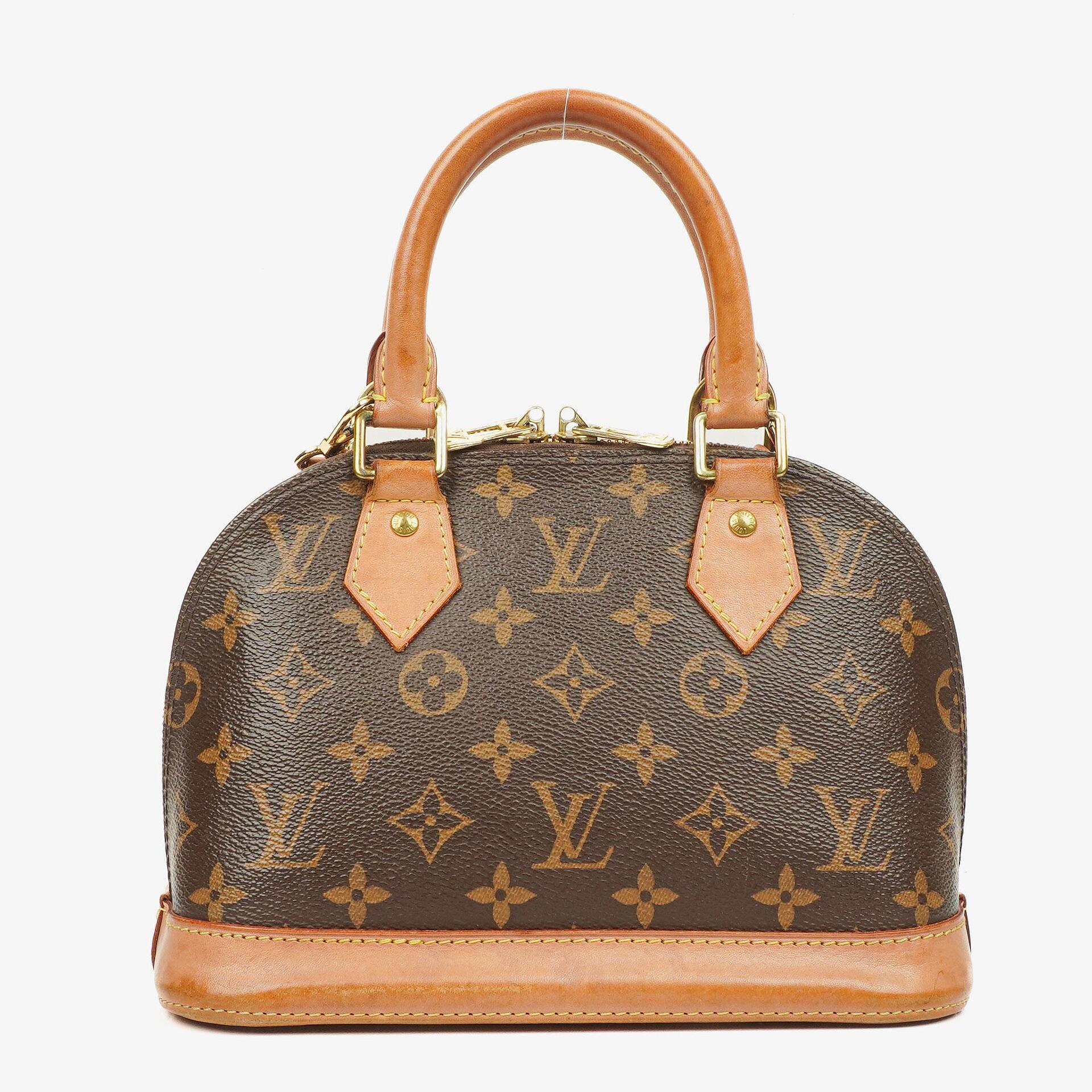 Louis Vuitton Alma BB Monogram Canvas Handbag