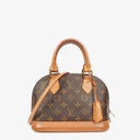 Louis Vuitton Alma BB Monogram Canvas Handbag