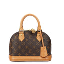 Louis Vuitton Alma BB Monogram Canvas Handbag