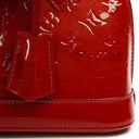 Louis Vuitton Alma BB Pomme D'Amour Monogram Vernis Leather Handbag
