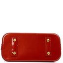 Louis Vuitton Alma BB Pomme D'Amour Monogram Vernis Leather Handbag
