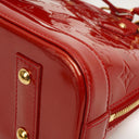 Louis Vuitton Alma BB Pomme D'Amour Monogram Vernis Leather Handbag
