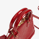 Louis Vuitton Alma BB Pomme D'Amour Monogram Vernis Leather Handbag