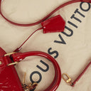 Louis Vuitton Alma BB Pomme D'Amour Monogram Vernis Leather Handbag