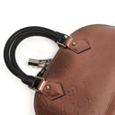 Louis Vuitton Alma BB Rose Cuivre Monogram Vernis Leather Handbag