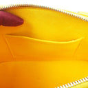 Louis Vuitton Alma BB Yellow EPI Leather Handbag