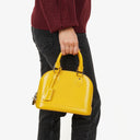 Louis Vuitton Alma BB Yellow EPI Leather Handbag