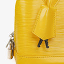 Louis Vuitton Alma BB Yellow EPI Leather Handbag