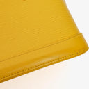 Louis Vuitton Alma BB Yellow EPI Leather Handbag
