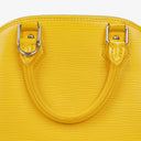 Louis Vuitton Alma BB Yellow EPI Leather Handbag
