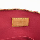 Louis Vuitton Alma MM Rose Indien Monogram Vernis Leather Bag